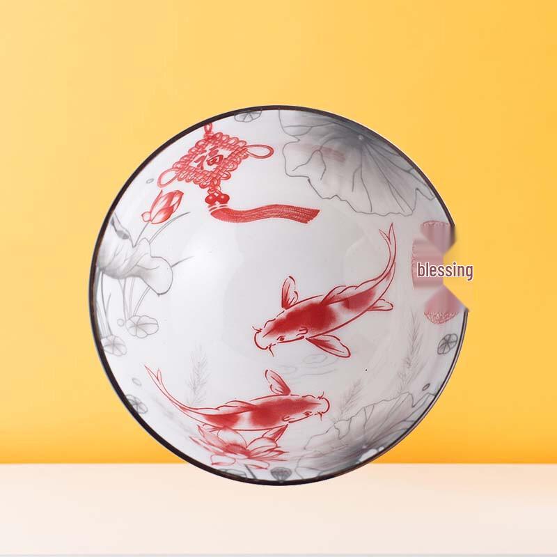 Chinesisches Keramik 'Jahr des Überflusses' Geschirr-Geschenkset