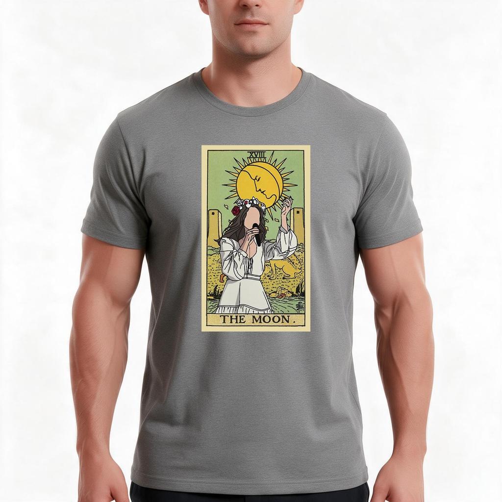 Lana As Lana Best Selling The Moon Tshirt Summer Casual Cotton Tee Oversized Streetwear Tops Vintage Graphic Print
