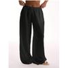 Drawstring Loose Solid Color High-Waisted Wide-Leg Pants Casual Pants 2026 Spring Women's Fashion