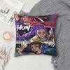 Huntri Girl Group K-pop Demon Hunters Pillowcases Cushion Cover Flim 2025 Pillow Covers Sofa Decoration Zipper Multi Size