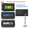DC 9-120V Battery Capacity Indicator 12V 24V 48V 72V LCD Digital Voltmeter Voltage Tester Universal Battery Level Display Board