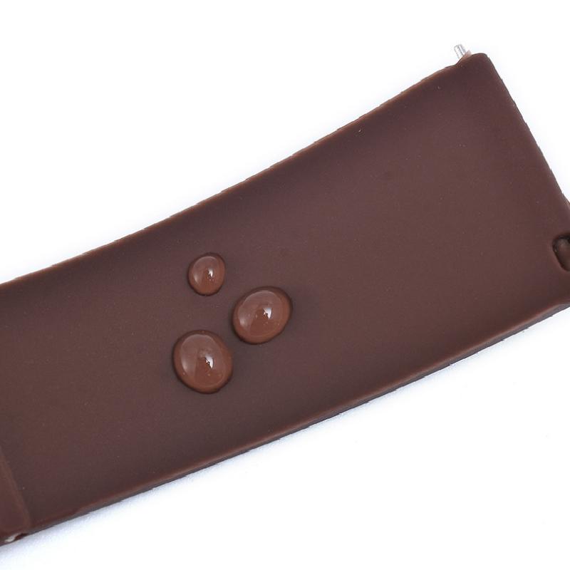 20mm 22mm Schnellverschluss Gummiarmband Verlängert Weiches Armbanduhr Silikonband für Herren Wasserdichtes Armband Zuschneidbar passend Armband