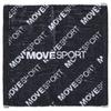 Descente Imabari Hand Made In for and Black Towel, MOVESPORT, Japan, 100% Cotton, Absorbent, Soft, Sports, Running, Training, (DMAVJE03)
