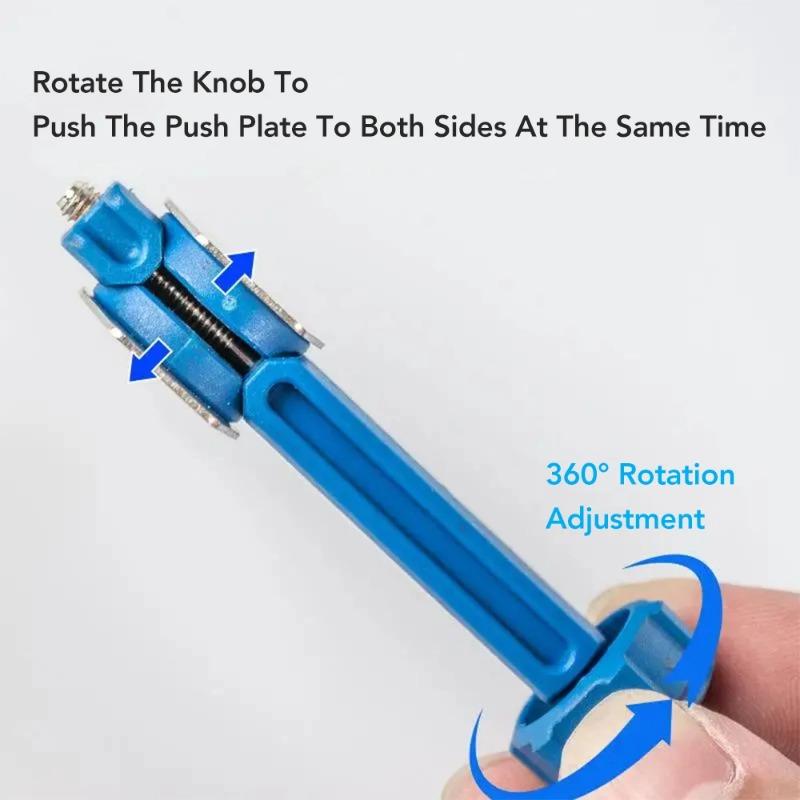 360 ° Rotatable Durable Steel Bicycle Brake Pad Spreading Tool Oil Pan Piston Reset Hydraulic Brake Caliper Piston Extension