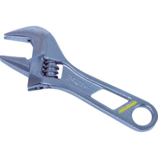 

TRUSCO Wide Monkey Wrench Short Type 24mm x 10 TRMW-24S [Case Sold] жовтий