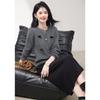 Women's Cardigan Sweater & A-Line Skirt Set