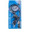 Rosfix Pneumatic Gun with Pressure Gauge – Pressure Range 0-16 Bar | Aluminum | 35 Cm Hose, Rubberized Pressure Gauge Cover