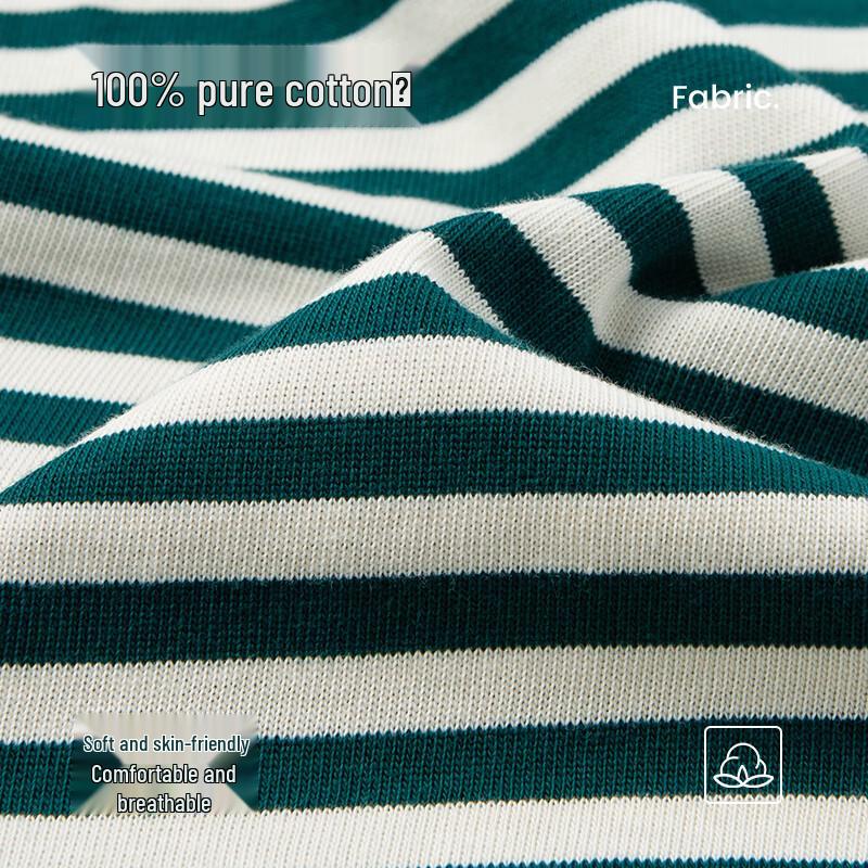 Navigare Women's Striped High-Neck Cotton Sweatshirt