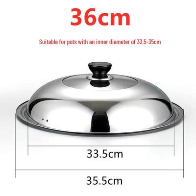 Zhaoran Universeller Edelstahl-Wokdeckel