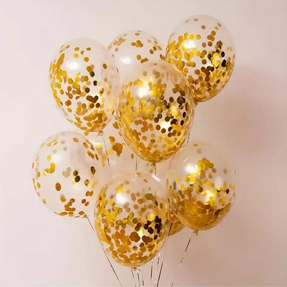 20g Balloons Sequins Fillers Circle Confettis Sprinkle Solid/Mixeds Color Balloons Filler Throwing Confettis Decor For Party