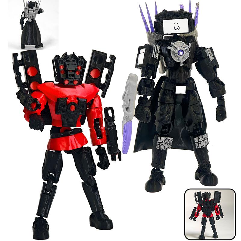 2026 3D Printed Skibidi Toileted Titan Speakerman Cameraman Tvman Mini Figure AnimeDIY Model Toys For Birthday Xmas Gifts Home
