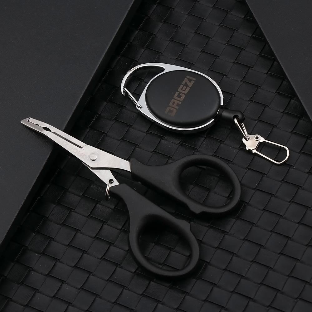 Zubaté rybářské náčiní, rybářské příslušenství, řezačka vlasce z PE, odstraňovač háčků, nůžky, rybářské kleště