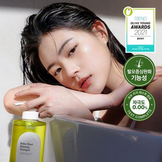 Daleaf Relaxing Shampoo 500ml (Hair loss relief/Scalp strengthening/Mildly acidic shampoo)