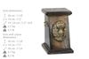 Cavalier King Charles Spaniel I - Urn for Dog Ashes, Elegant Urn with a Statue, Commemorative Urn with a Bust of a Dog by Art-Dog Brand