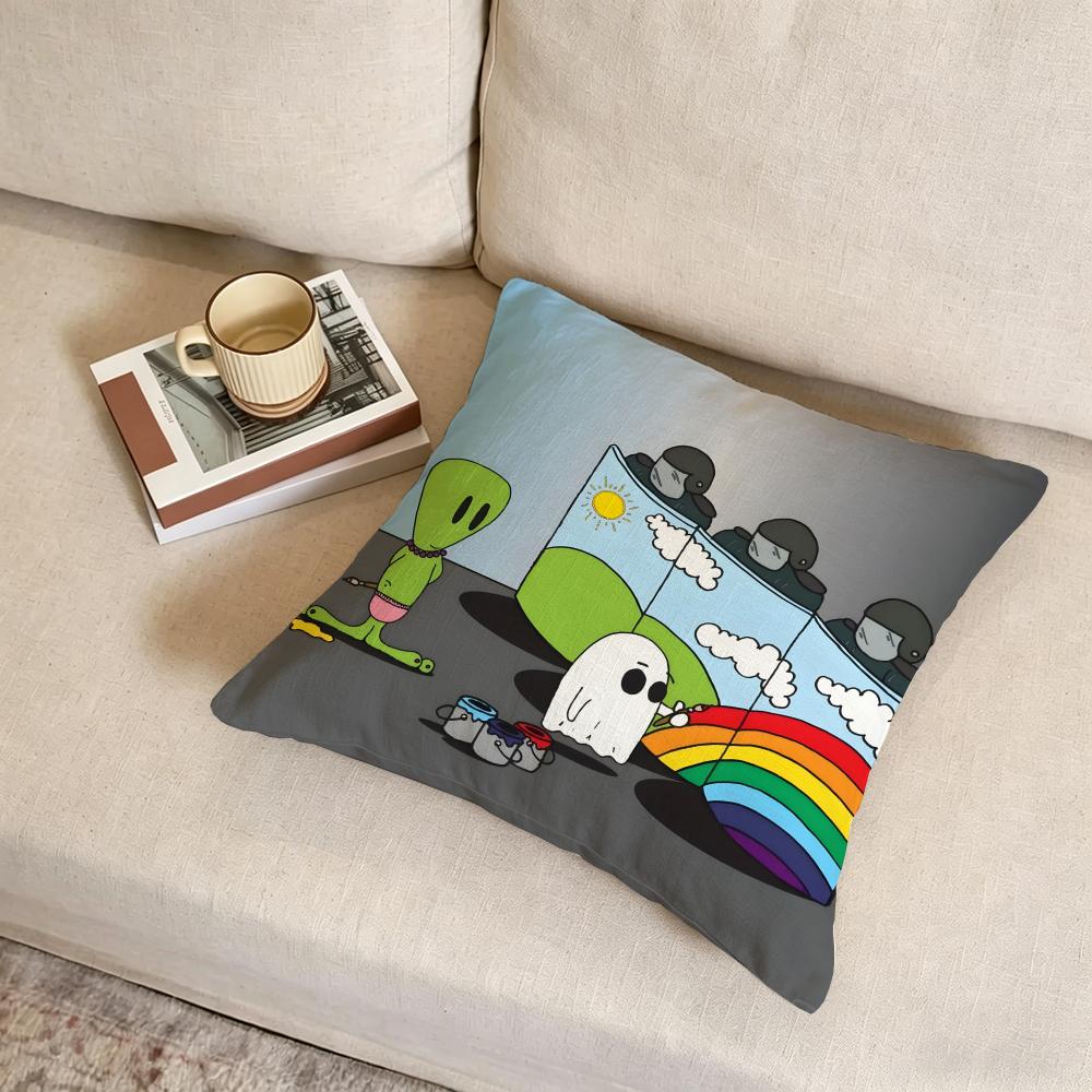 F-Federico Monzani Cushion Cover Fabric Soft Furnishing,Pillowcase, Cushion Cover, Sofa Pillow, Home Decoration