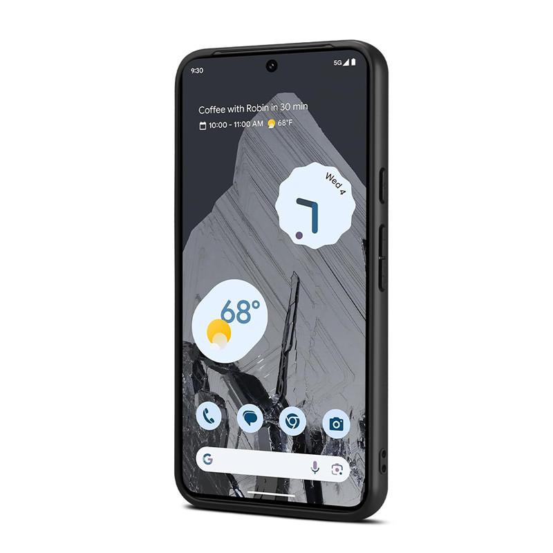 EUCAGR Luxus-Leder-Handyhülle Für Google Pixel 10 9 8 7 6 Pro Silikon Weiche Stoßfeste Rückseite Für Google Pixel 8A 7A 6A