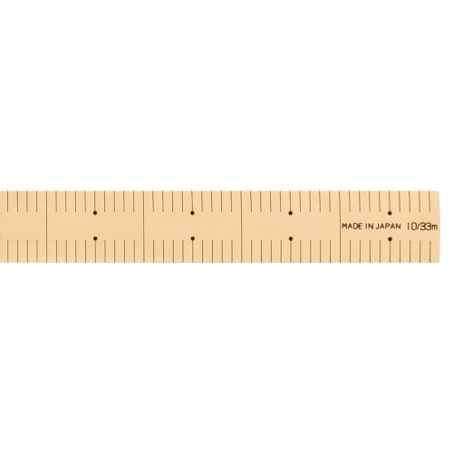 Shinwa Sokutei Bamboo Ruler, 1 Shaku (71897)