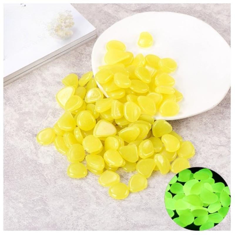 Leuchtsteine Leuchten Glühend Im Dunkeln Kieselsteine Steine Außen Gehwege Haus Garten Hof Dekor Aquarium Kieselsteine