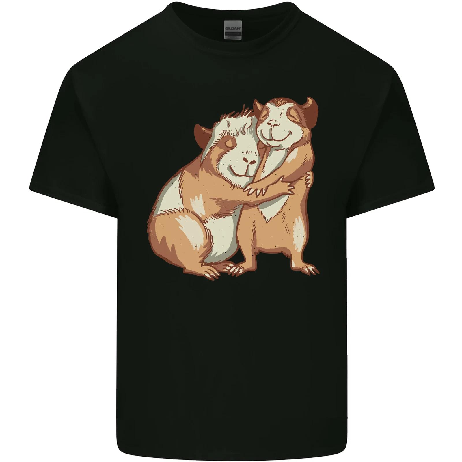 Guinea Pigs Hugging Kids T-Shirt Childrens XL