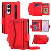 Crossbody Multi-Kartensteckplatz Geldbörse Klapp-Lederhülle für Samsung Galaxy Z Fold8 Fold 8 Breite Stifthalterungen Stoßfest Ständer RFID-Abdeckung