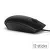 Dell MS116 Wired USB Optical Mouse (12-Pack)