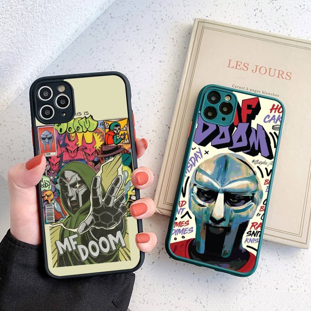 Fashion MF DOOM Hot Singer Phone Case For IPhone 16 15 14 X XR XS 7 8 Plus 11 12 13 Pro MAX 13mini Matte Shockproof Case