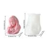 Candle Molds 3D Silicone Easy Release Heat-Resistant Candle Making Molds For Women Adults Craft Lovers Resin Plaster Soap Clay