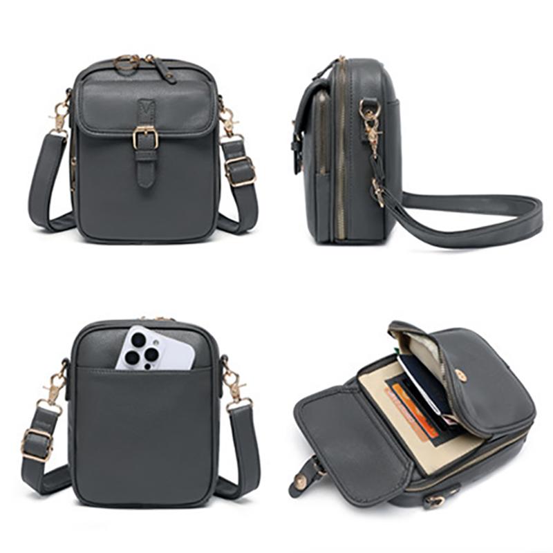 Unisex torba kurierska Casualowa torba na ramię Crossbody Lekka torba na telefon do codziennego użytku na zewnątrz Wszechstronna mała torba z gniazdami na karty RFID