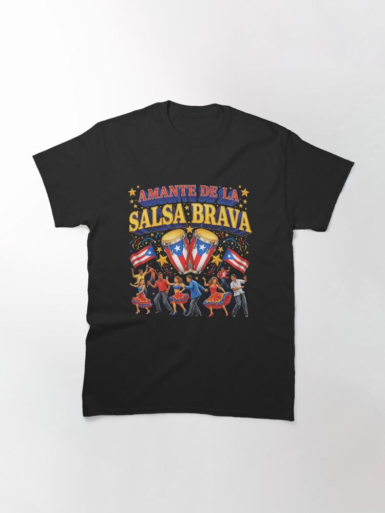 Héctor Lavoe Maracas Bongoes Congas Puerto Rico Amante Salsa Brava Classic T-Shirt