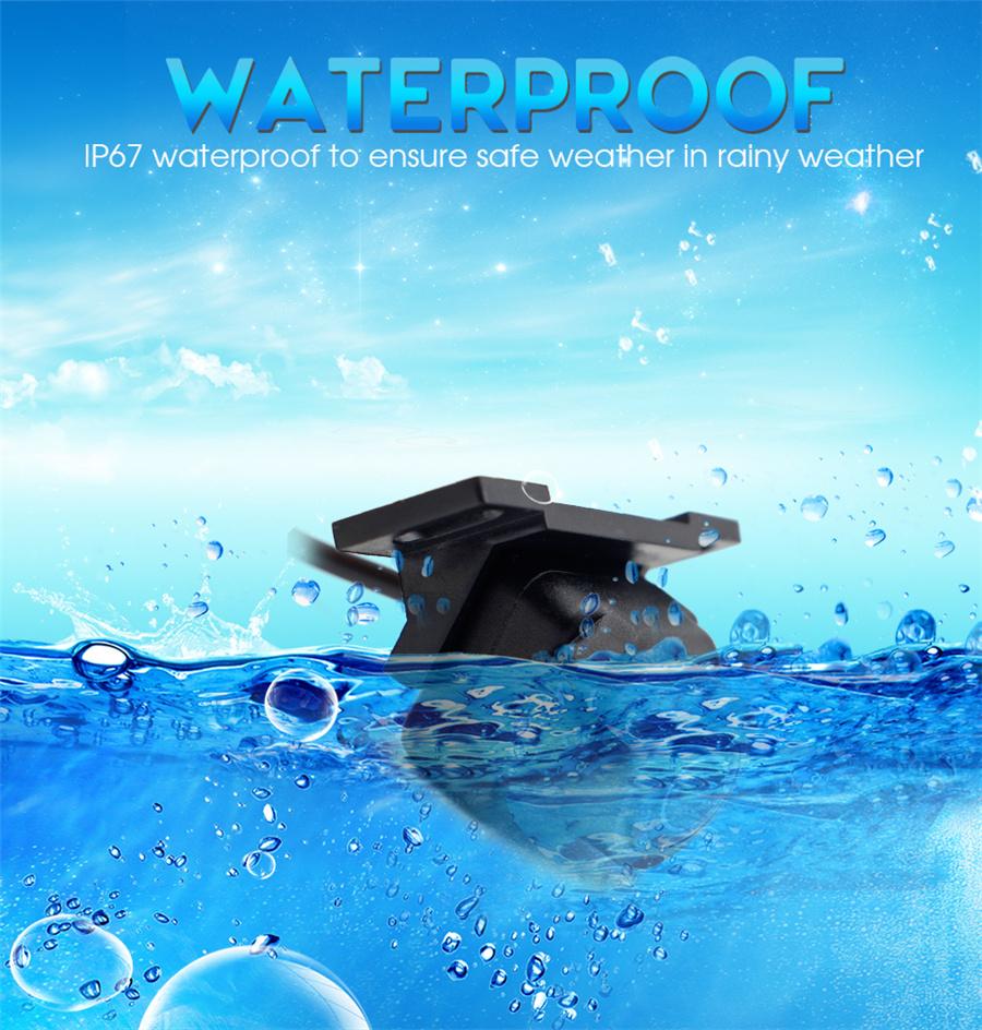 Fisheye Lens CVBS/AHD 170° Car Rear View Backup Camera Waterproof