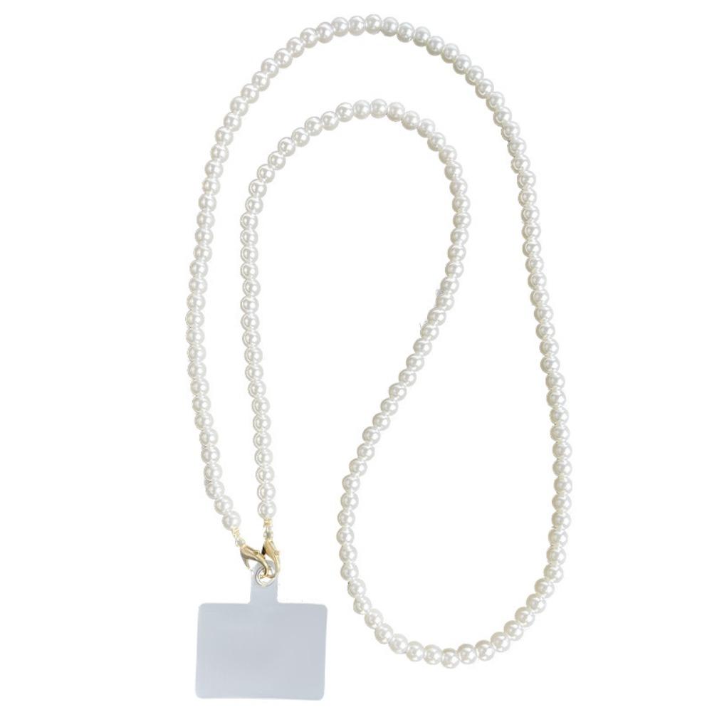 8MM Perlen-Crossbody-Handykette Tragbarer Perlengurt-Handykette-Handyanhänger