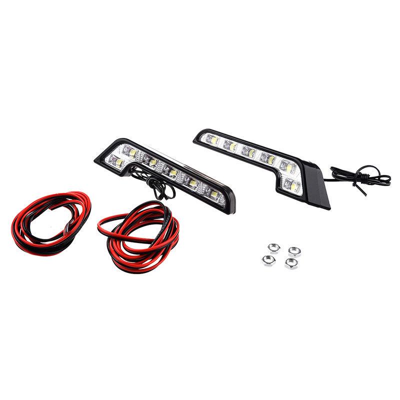 2 X Bright 6LED Super White Car Driving Lamp Fog 12V DRL Daytime Running Light