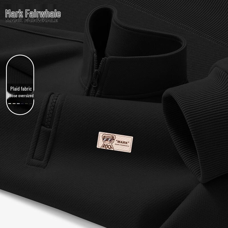 Mark Fairwhale Men's Half-Zip Stand-Collar Sweatshirt