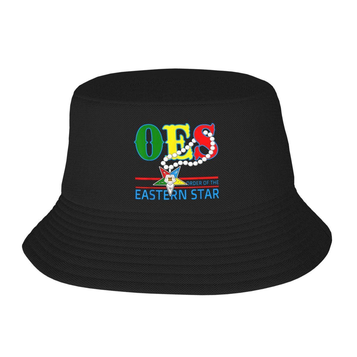 Custom Unisex OES Eastern Star Bucket Hat Beach Sun Summer Camping Hat