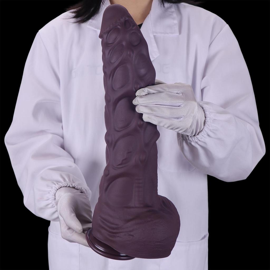 Extra-Large Silicone Seahorse Anal Plug - Unisex Expansion Masturbator