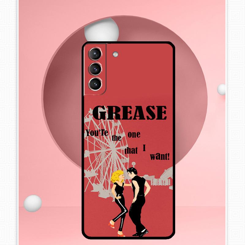 Pink Ladies Grease Filmhülle für Samsung Galaxy S24 Ultra S22 Plus S20 S21 FE S8 S9 S10 Note 10 20 S23 Ultra Hülle