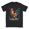 Funny Chicken Rooster Lovers T Shirt Unisex Cotton Awesome Tshirt Round Neck Tees Short Sleeve Clothes Gift Idea