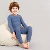 Women's Winter Thermal Pajama Set with Long Sleeve Top and Pants for Cold