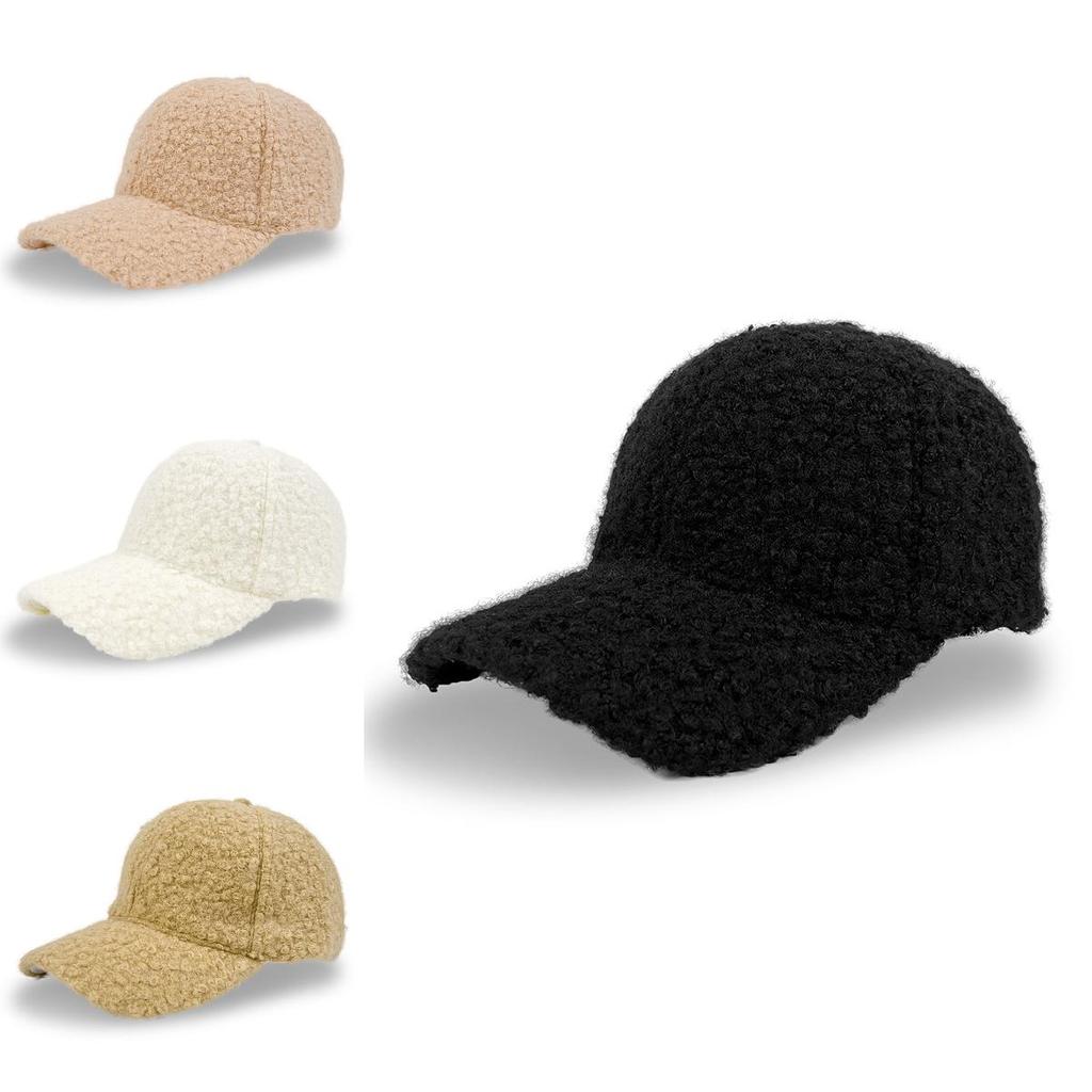 Trendige Winter-Baseballkappe im Ins-Stil mit Fleecefutter für Outdoor-Komfort