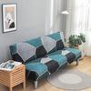 Stretch Futon Slipcover Armless Sofa Cover Furniture Protector Without Armrests Slipcover Soft with Elastic Bottom for Kids