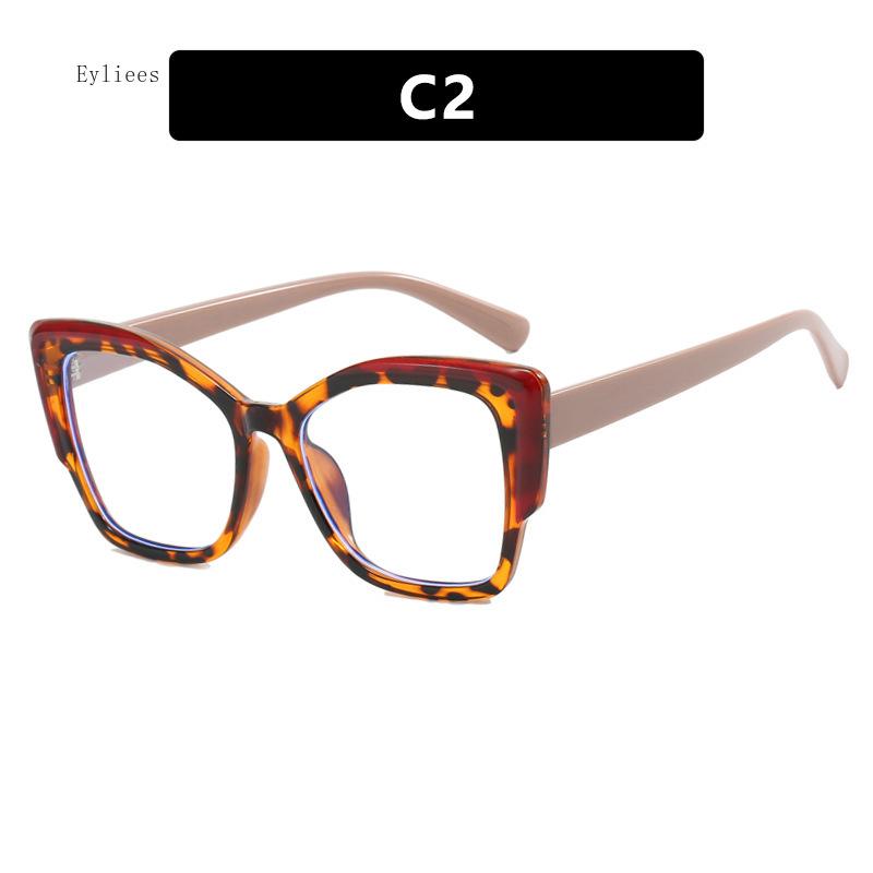 Vintage Eyeglass Frames for Women Fashion Ladies Glasses Frame Luxury Designer Cat Eye Glasses Optic Frame Anti Blue Light