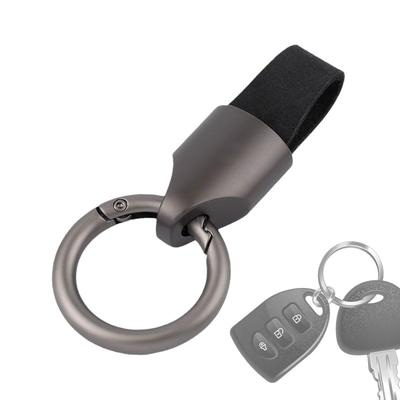 PU Leather Keychain Waist Belt Buckle Carabiner Car Pendant Key Holder for Men Women Key Ring Jewelry