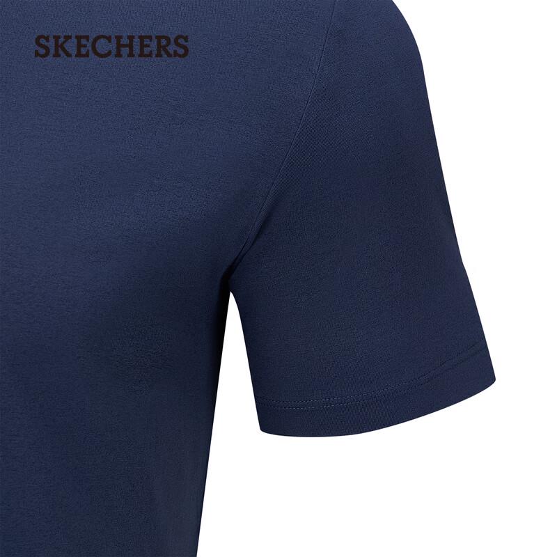 Skechers Men's Lightweight Moisture-Wicking Knit Short Sleeve T-Shirt
