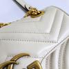 [Pre-Owned] Gucci GG Marmont Matelassé Mini Bag 'White' - Good #1IOZCGA