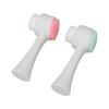 2Pcs Face Wash Brush Double Sided Deep Dirt Oil Cleansing Face Massage Face Scrub Brush for Face Washing Massage