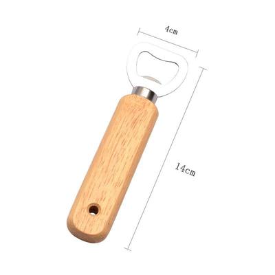 Di Ruien Bierflaschenöffner mit Holzgriff - 4er-Set