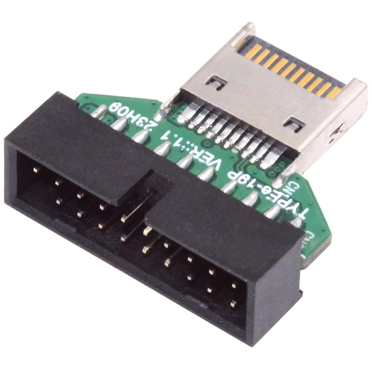 

UC-141-TC004 Роз єм IDC типу E USB 3.1 Роз єм для передньої панелі до 20-контактного роз єму USB 3.0 Адаптер-подовжувач для материнської плати настільного ПК As Shown A