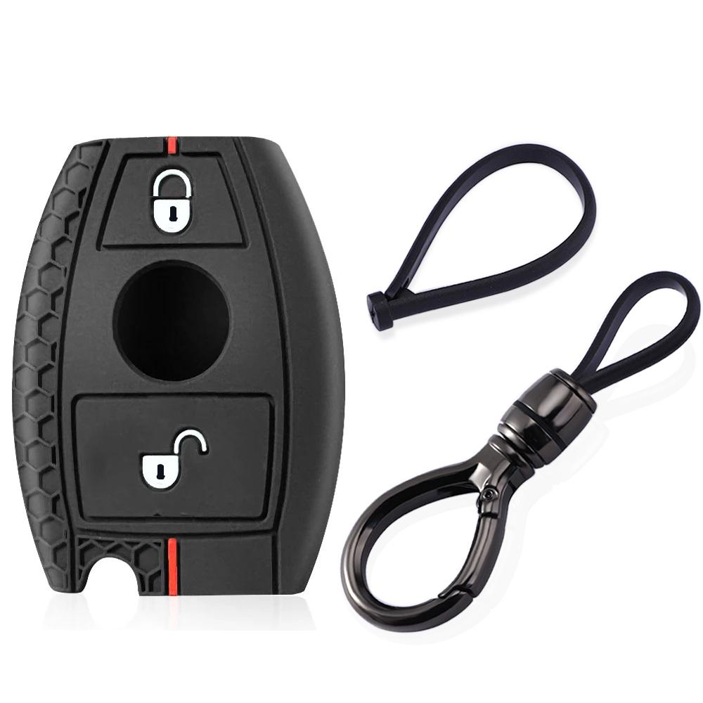 For Mercedes Benz W639 C350 W204 W205 W212 W213 W176 W219 AMG ML SL CLA GLA GLC GLE GLS GLK SLC SLK Key Caps Cover Car Key Case