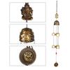 Hanging Ornament Good Luck Feng Shui Color Bells Wind Chimes China Home Decor(Leaves)