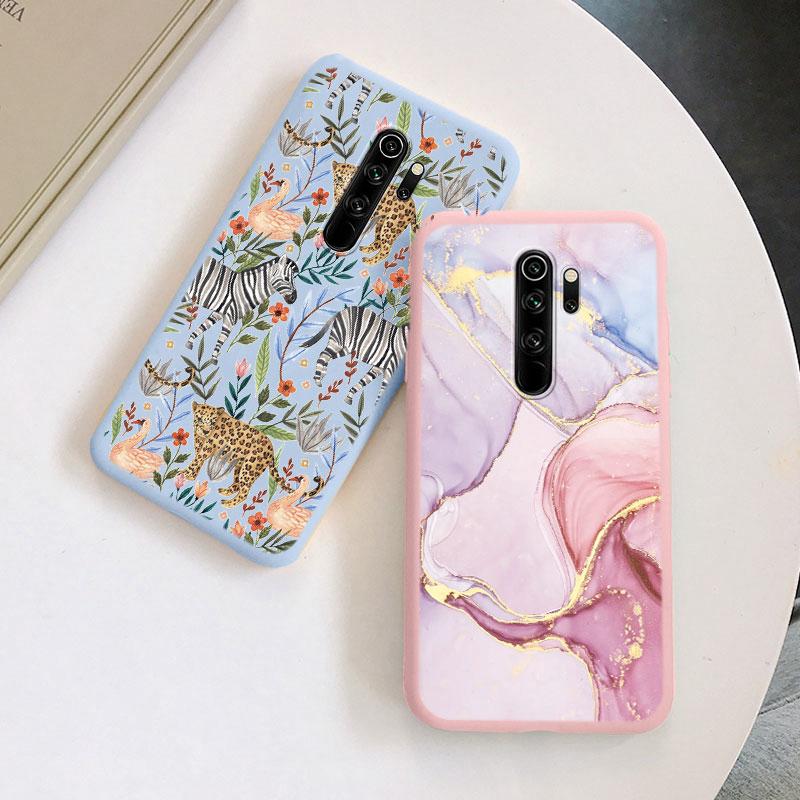 Case For Redmi Note 8 Pro Soft Silicone TPU Back Cover Case Protective Coque For Redmi Note8 Pro Shell Leopard Painted Bumper